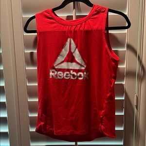 Reebok Bold Red Athletic Tank